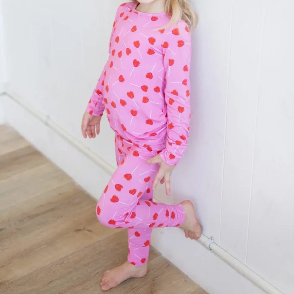 Cherry Print Kids Pajama Set